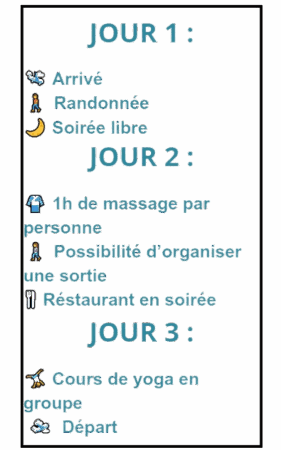 planning bienetre planning bienetre